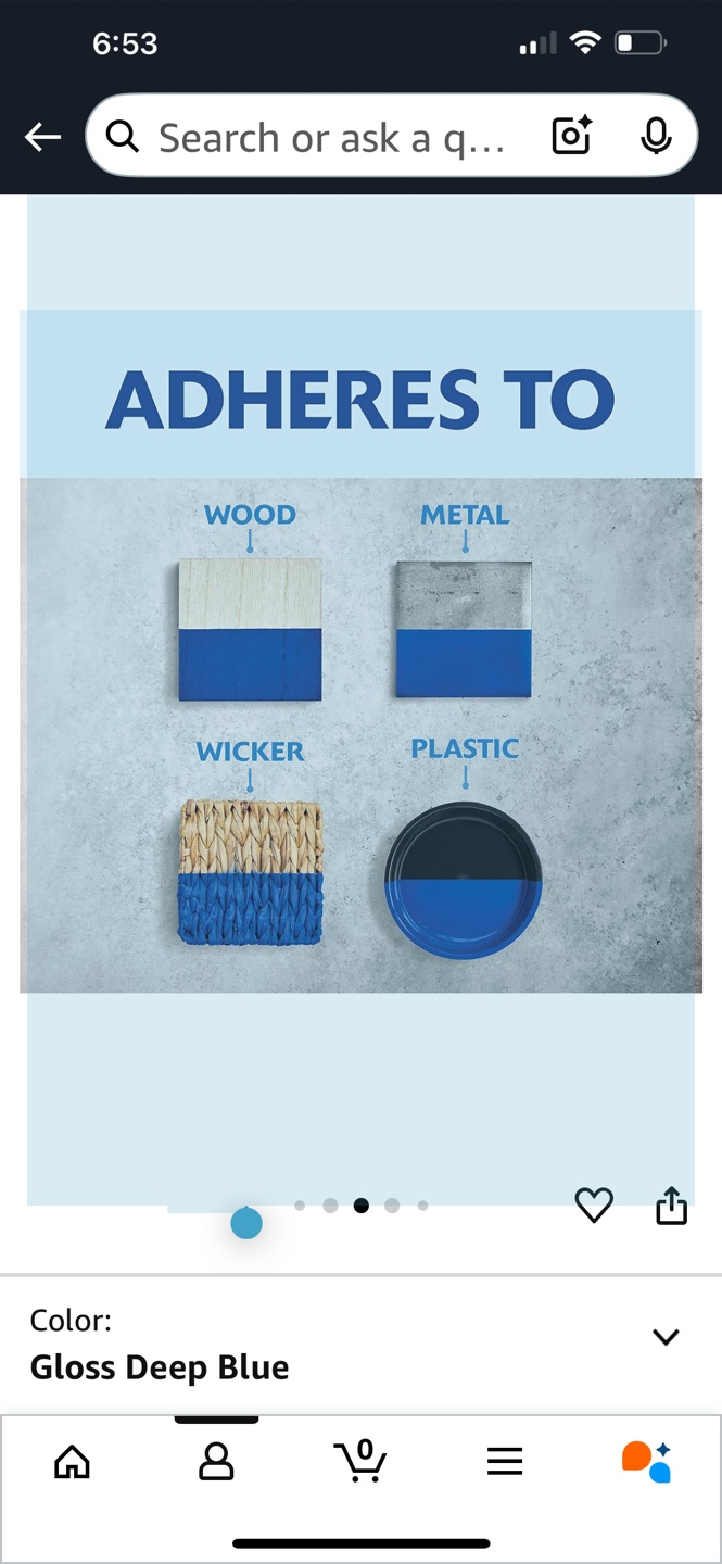 Rust-Oleum Painters Touch Ultra Cover 2X Spray Paint - Deep Blue - photo 4