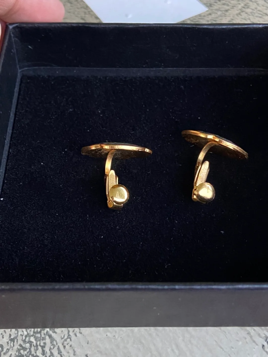 Vintage Cloisonné Flower Earrings image indicator(7)