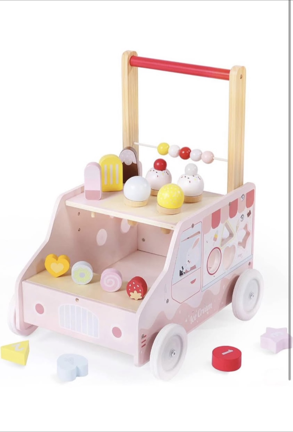 Labebe Wooden Ice Cream Truck Walker - photo 2