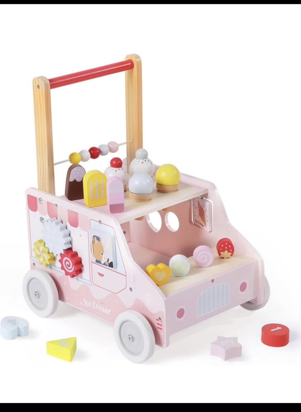 Labebe Wooden Ice Cream Truck Walker - photo 4