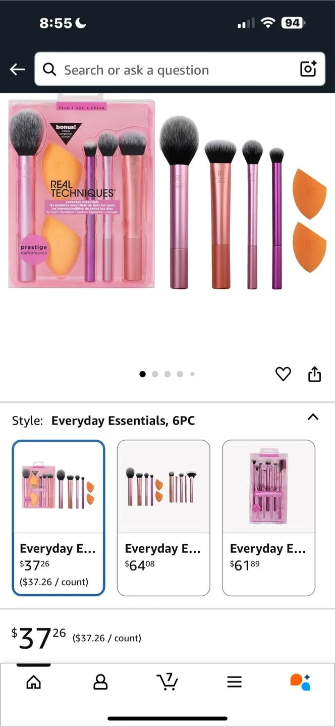 Make up brushes and sponge thumbnail