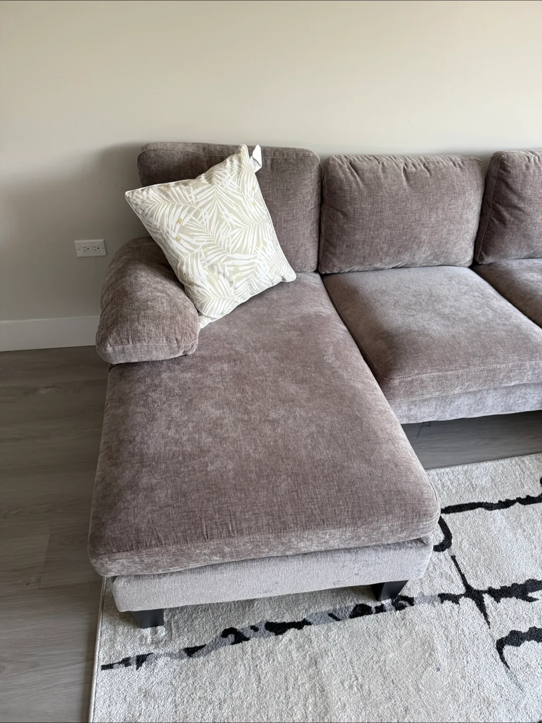 Grey L-shaped Sectional Sofa image indicator(5)