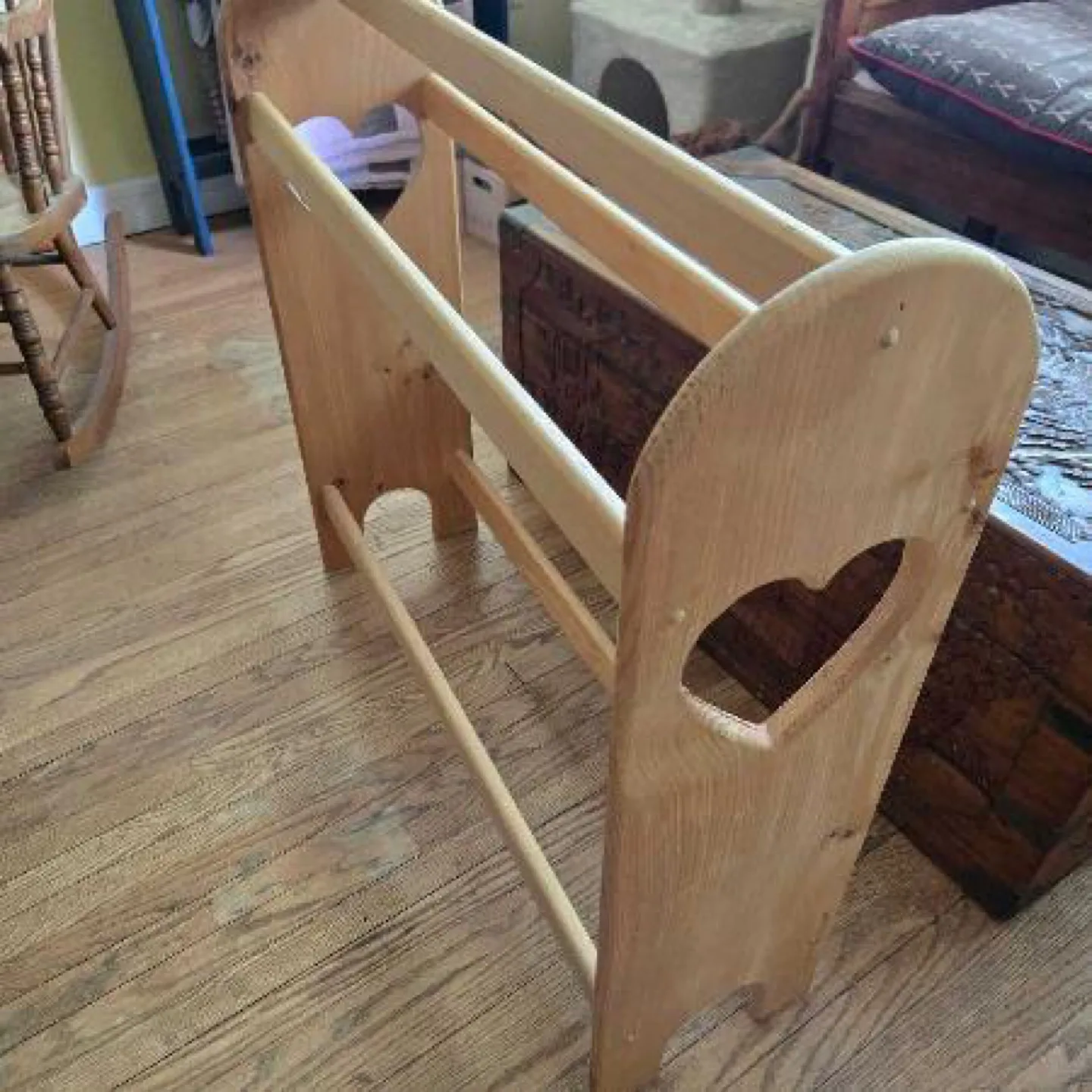 Wooden Quilt Rack thumbnail