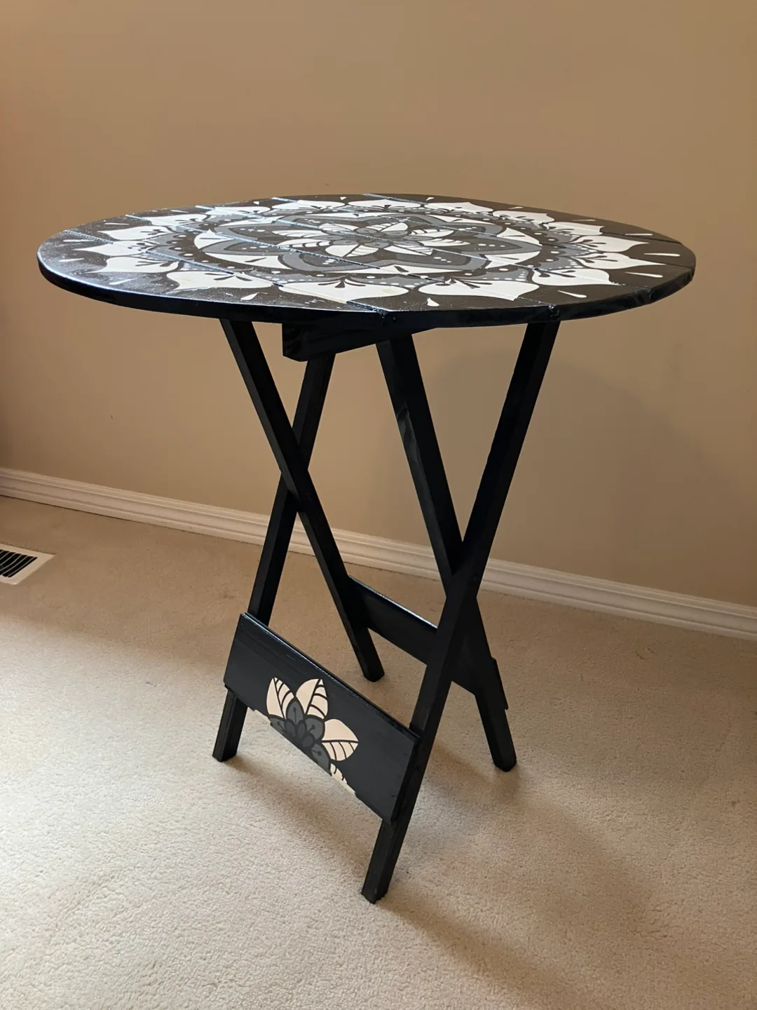 Hand Painted Folding Table thumbnail