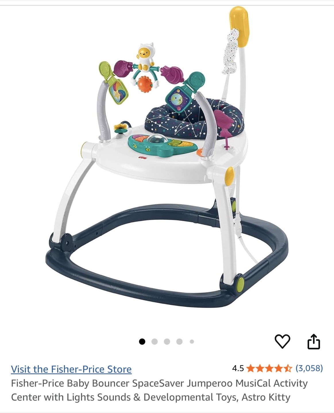 Fisher-Price Jumperoo Baby Bouncer - photo 3