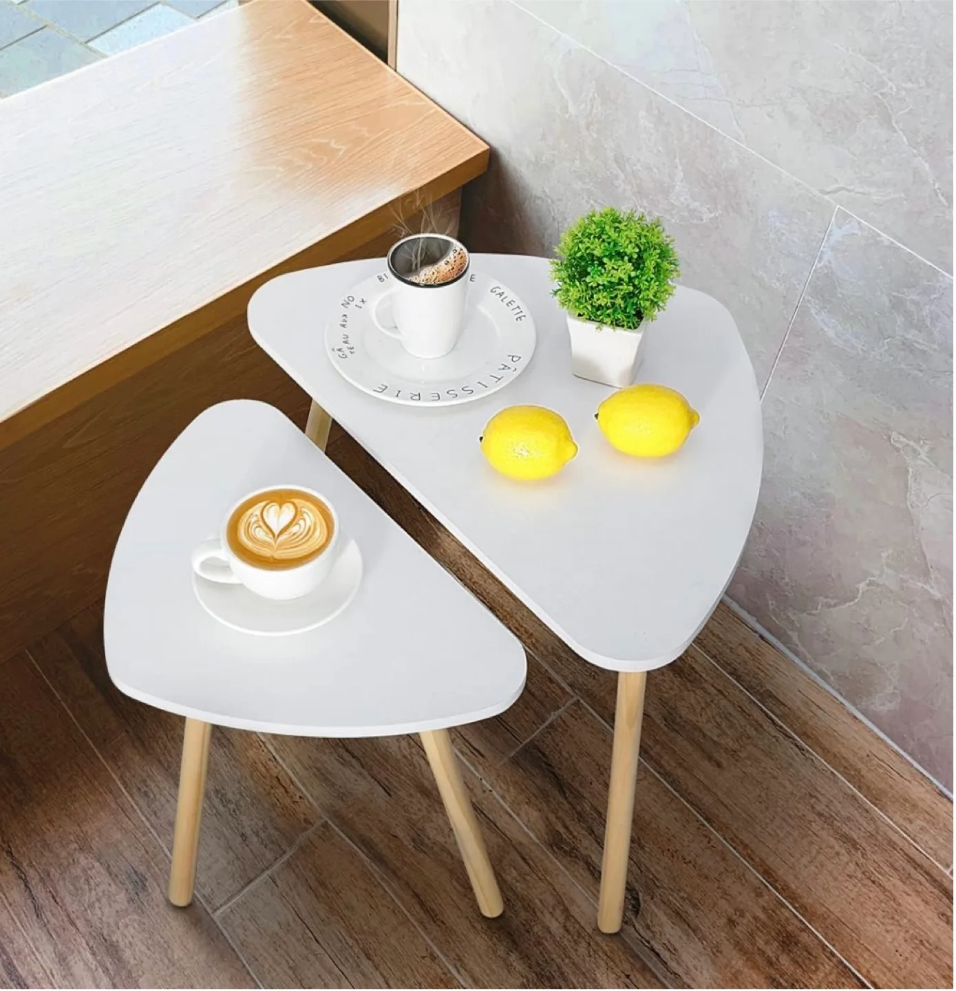 Nesting coffee end table set of 2 image indicator(4)
