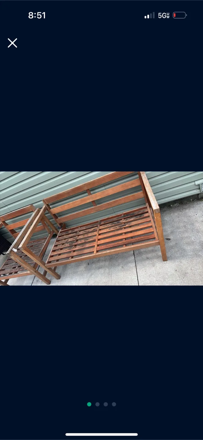 Safavieh 2 piece patio set thumbnail