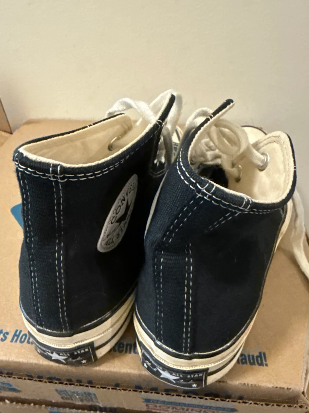 Converse Chuck Taylor Black High Tops image indicator(2)