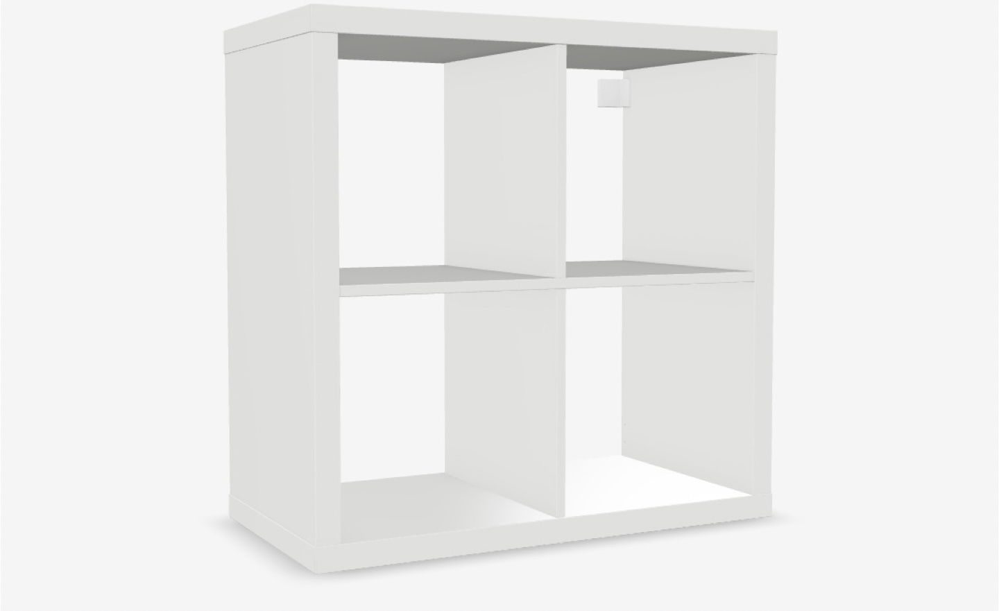 KALLAX IKEA Shelf unit, high gloss white, 30 1/8x30 1/8 " - photo 3