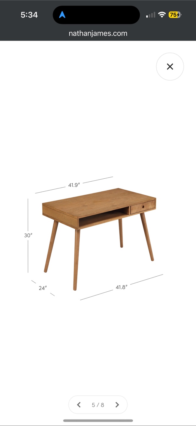 Nathan James Desk - photo 2