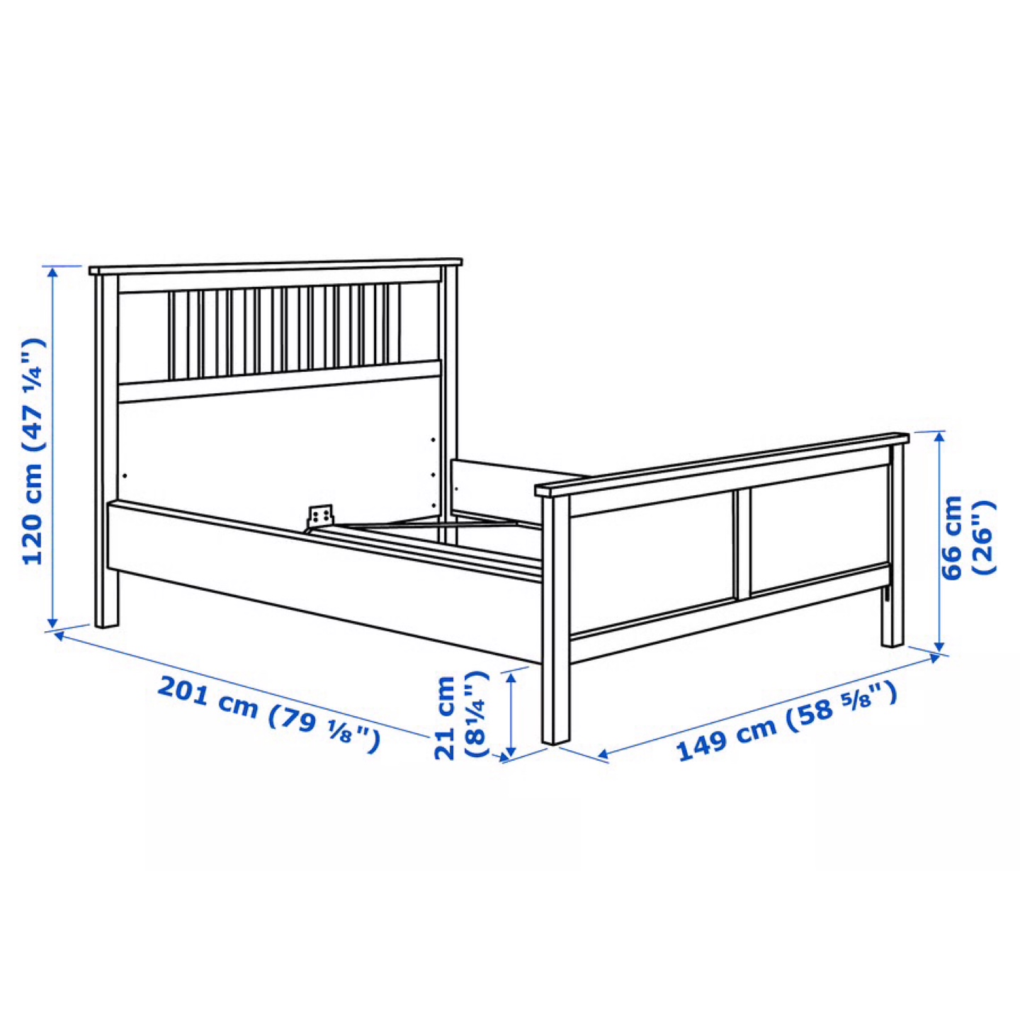 IKEA Hemnes Full Bed Frame - photo 3