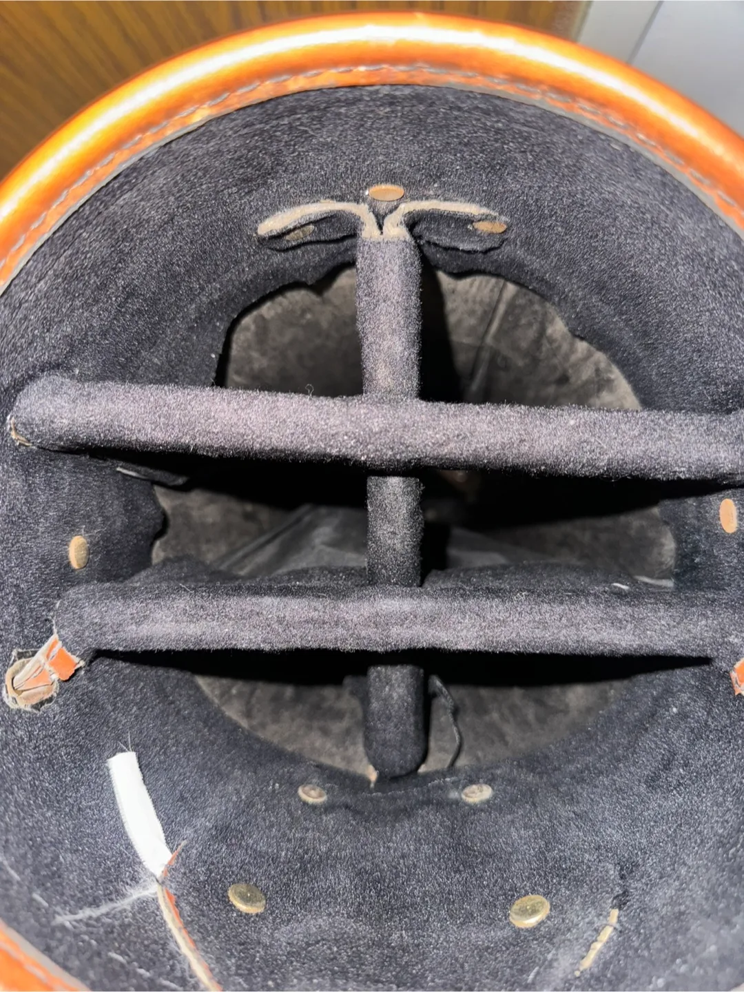 Vintage Hot-Z Leather Golf Cart Bag image indicator(5)