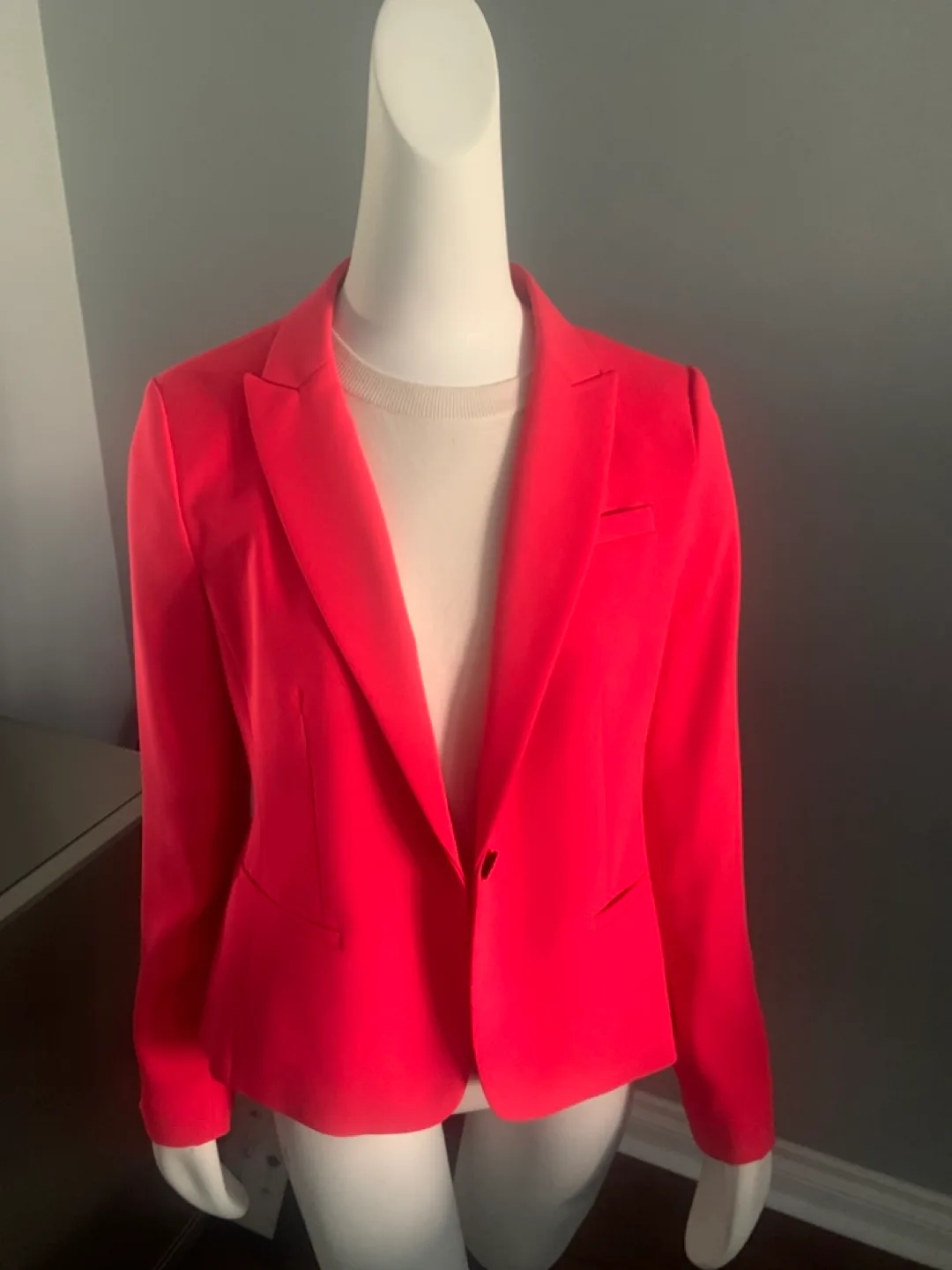 Banana Republic Bright Pink Blazer thumbnail