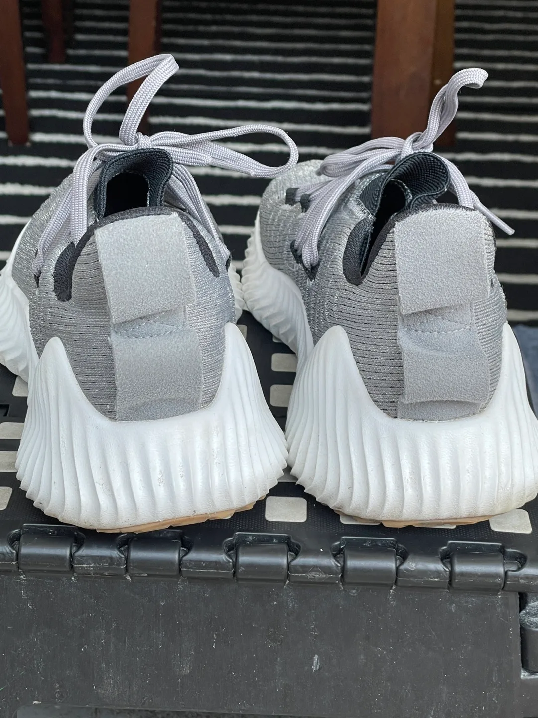 Grey athletic sneakers adidas image indicator(2)