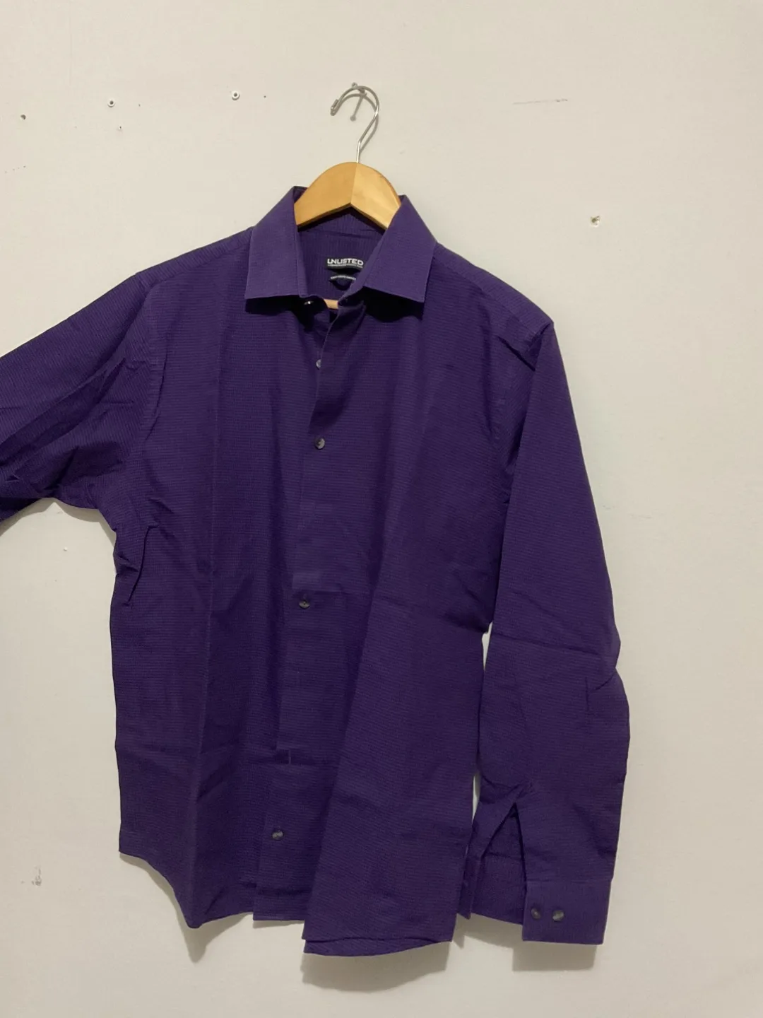 Unlisted Purple Button Up Shirt thumbnail