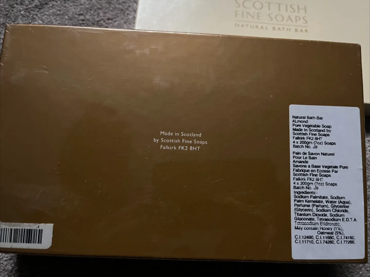 Scottish Fine Soaps Almond Bath Bars NEW image indicator(4)