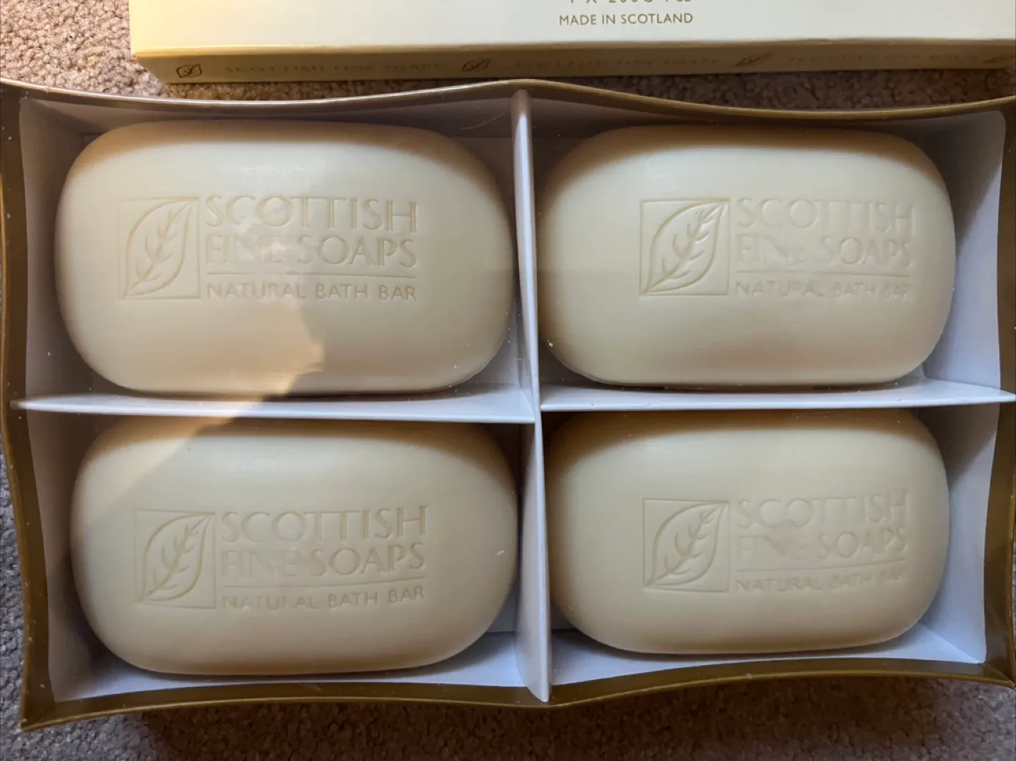 Scottish Fine Soaps Almond Bath Bars NEW image indicator(2)