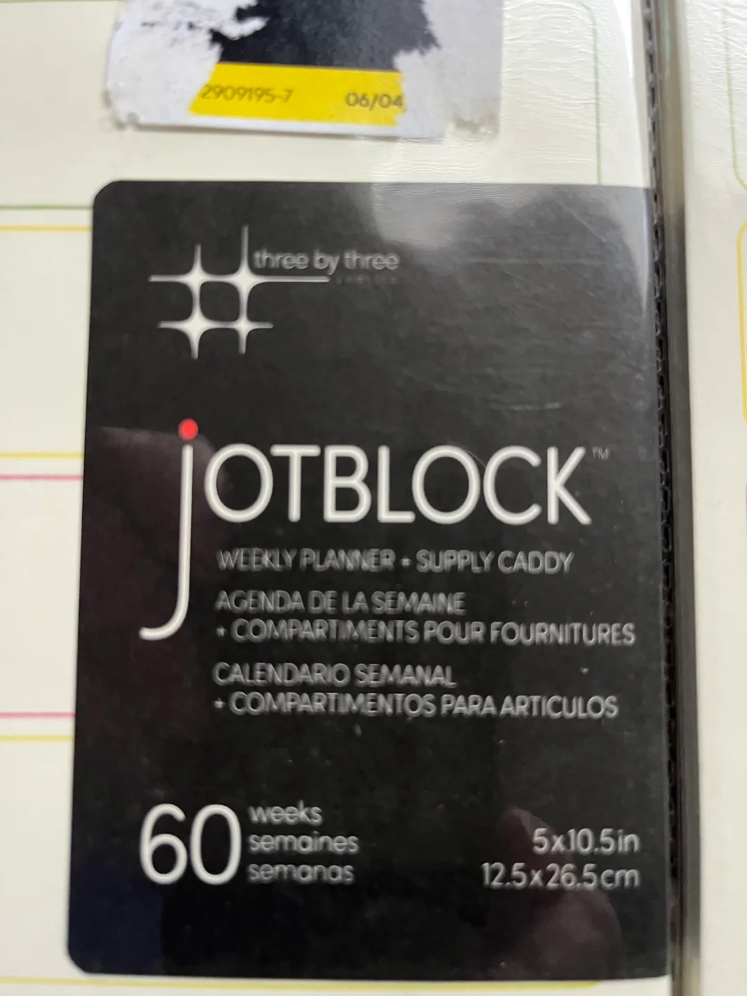 Jotblock Weekly Planner- NEW 2 available image indicator(2)