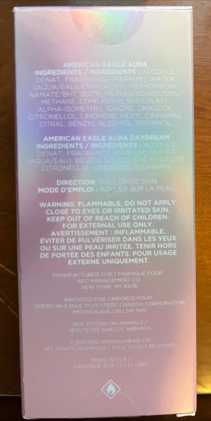 American Eagle Aura Eau De Parfum Duo Rollerball NEW image indicator(3)