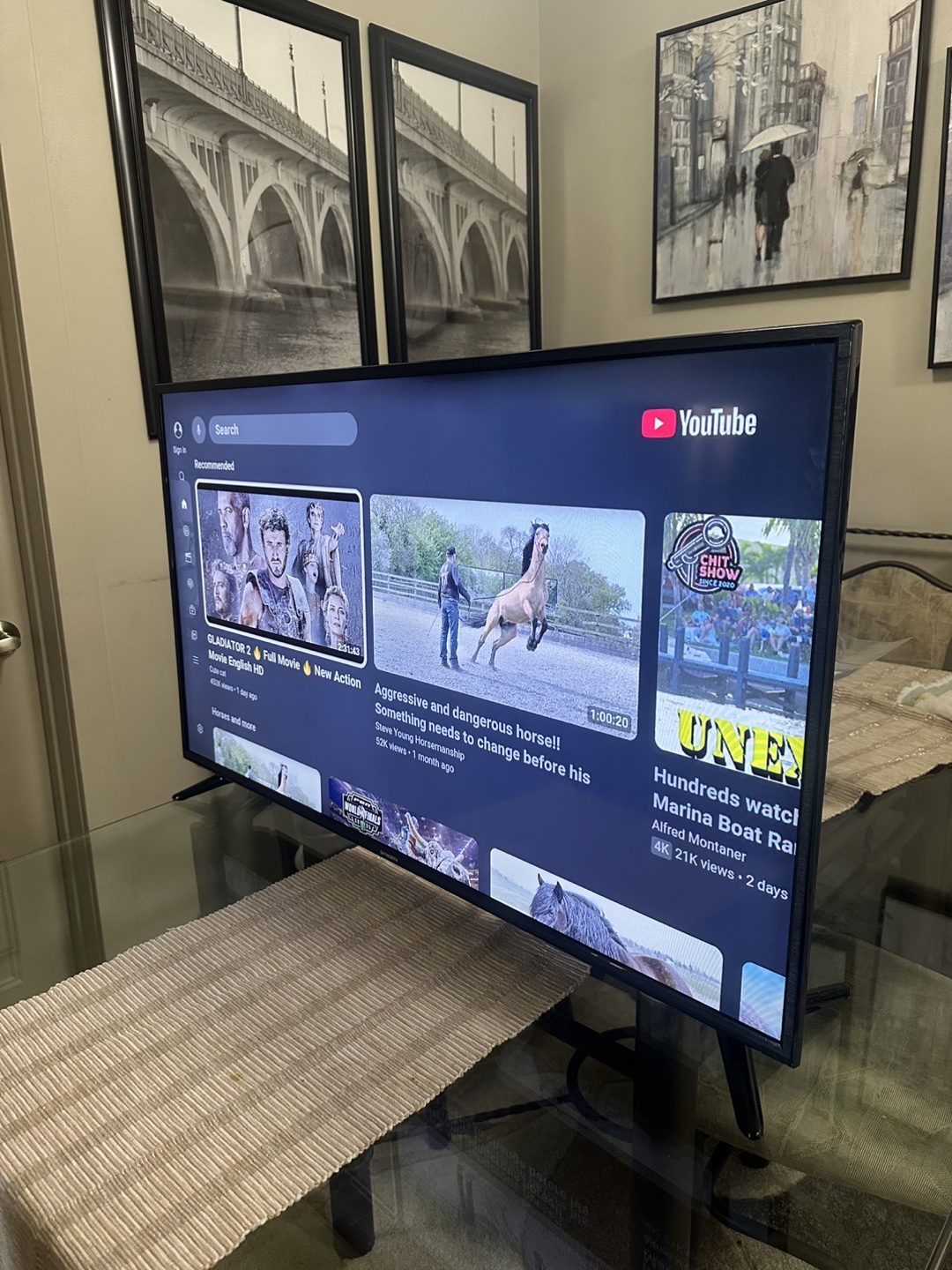 55-Inch Sanyo 4K UHD Smart TV – Like New - photo 5
