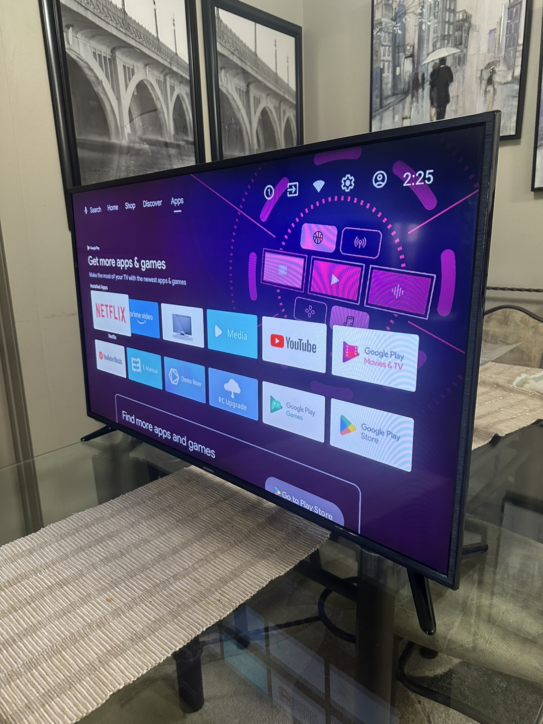 55-Inch Sanyo 4K UHD Smart TV – Like New