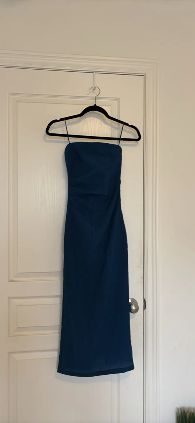 New Dynamite Strapless Midi Dress - Size XXS thumbnail