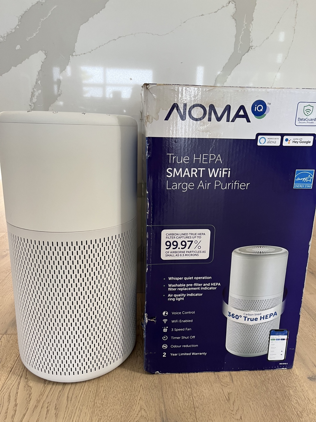 NOMA True HEPA Smart Wi-Fi Large Air Purifier
