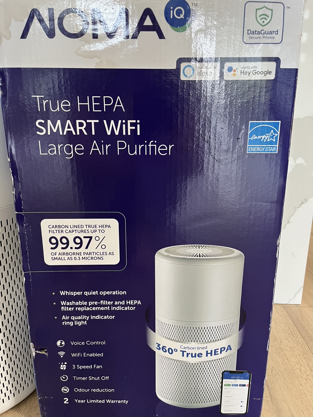 NOMA True HEPA Smart Wi-Fi Large Air Purifier - photo 2