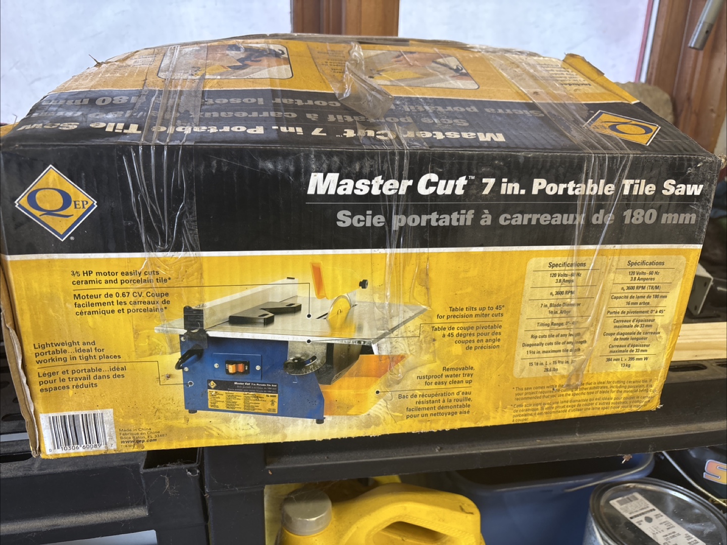 Master Cut 7 in. Portable Tile Saw