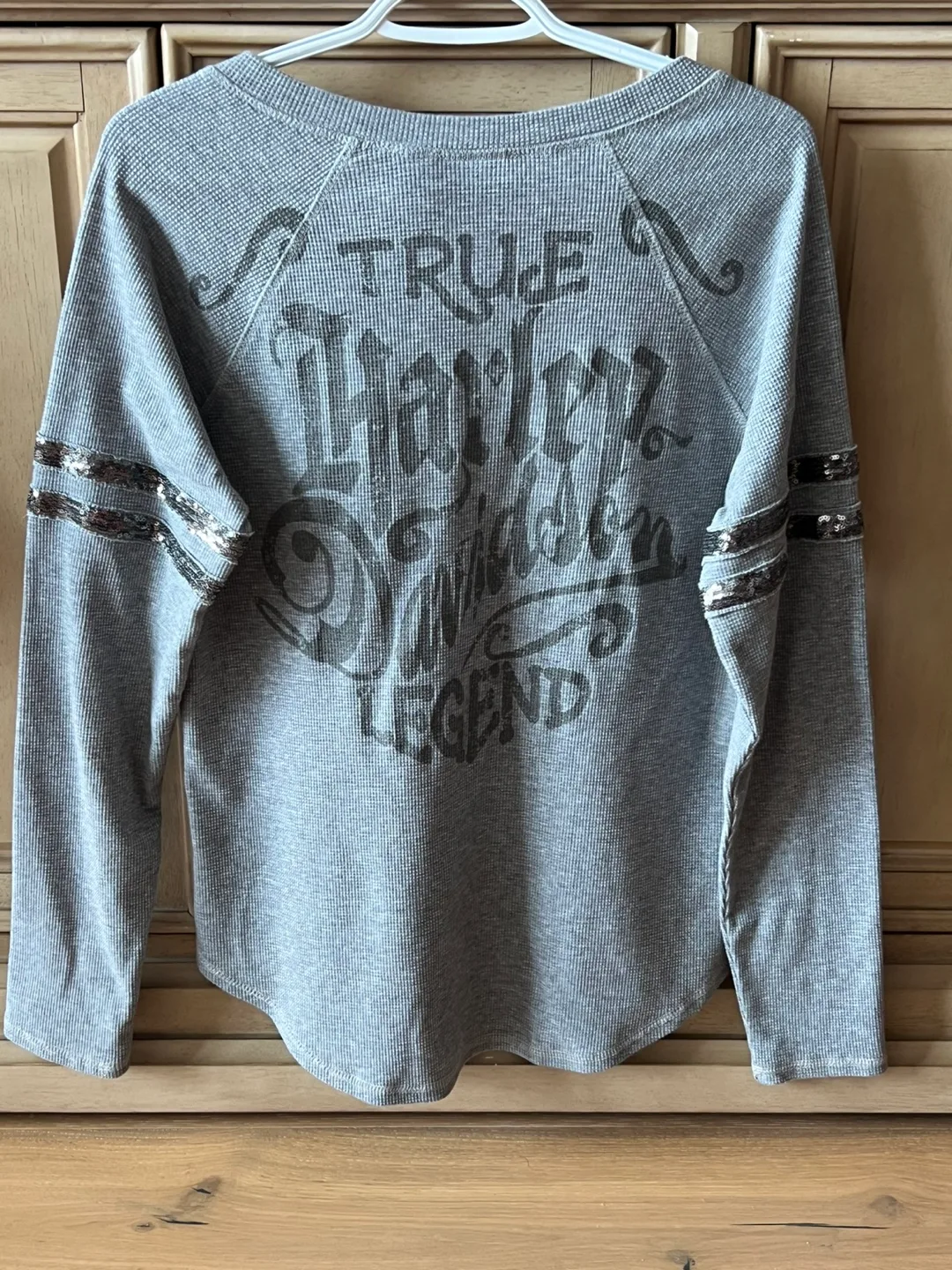 Harley Davidson Waffle Knit Henley Top image indicator(4)