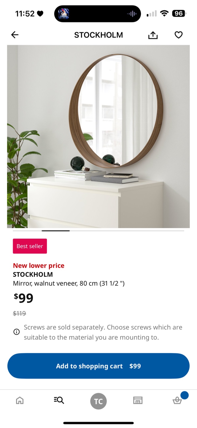 Stockholm Round Mirror - photo 2