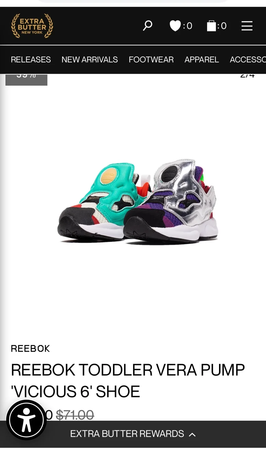 Reebok Kids Sneakers boy REEBOK TODDLER VERA PUMP image indicator(8)