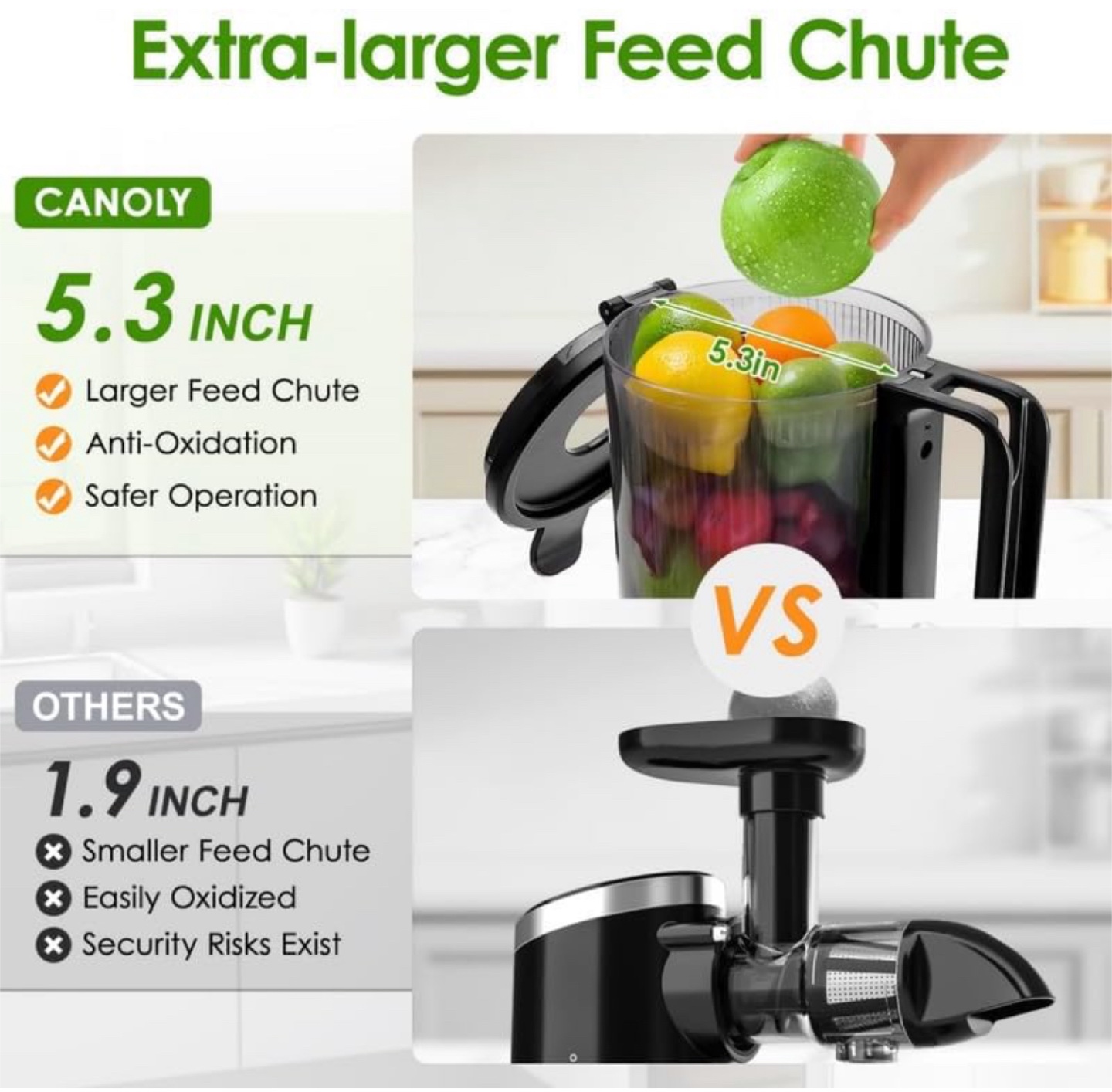 CANOLY Slow Cold Press Juicer - photo 2