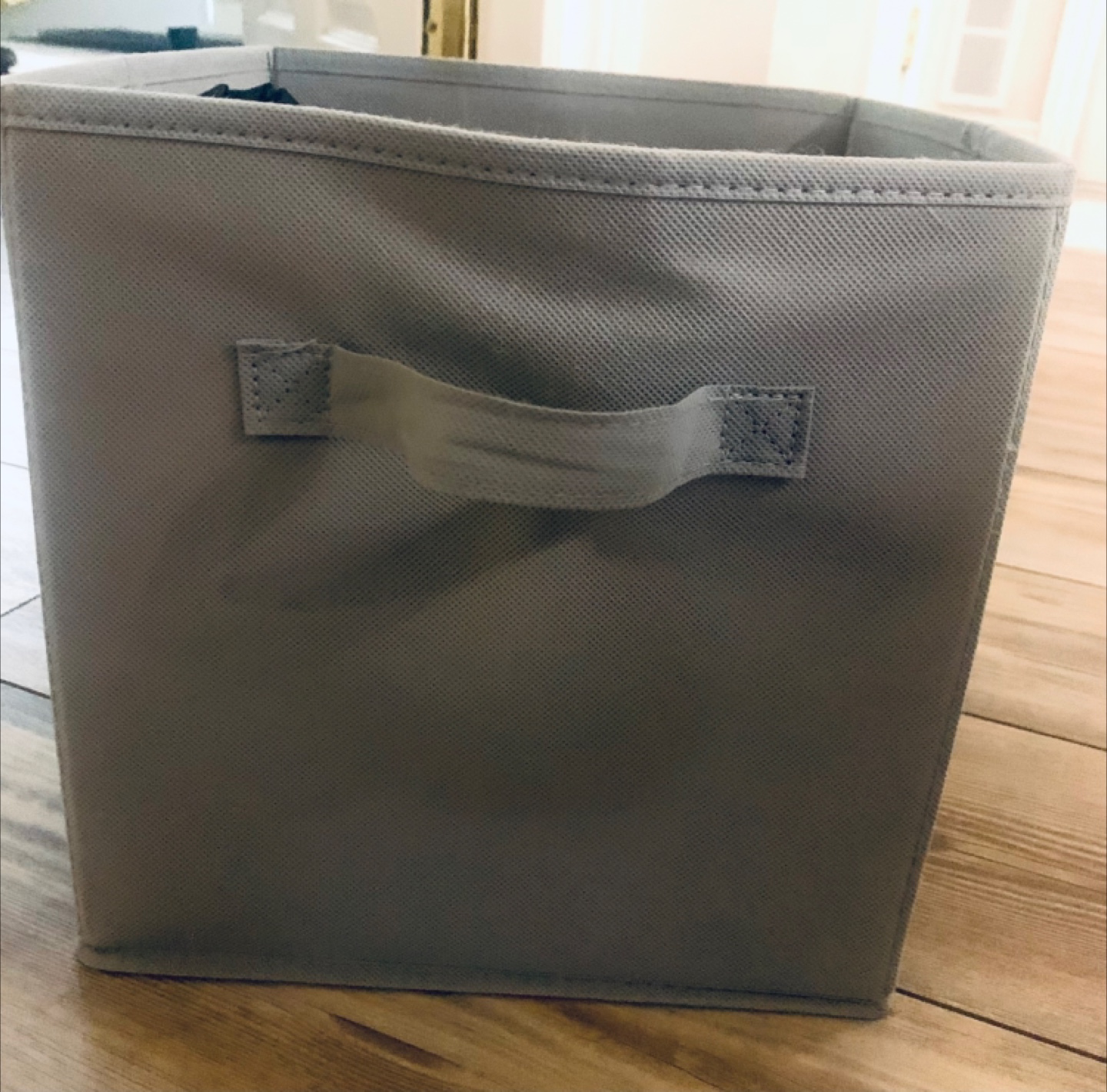 Grey Fabric Storage Bin (4 pieces)