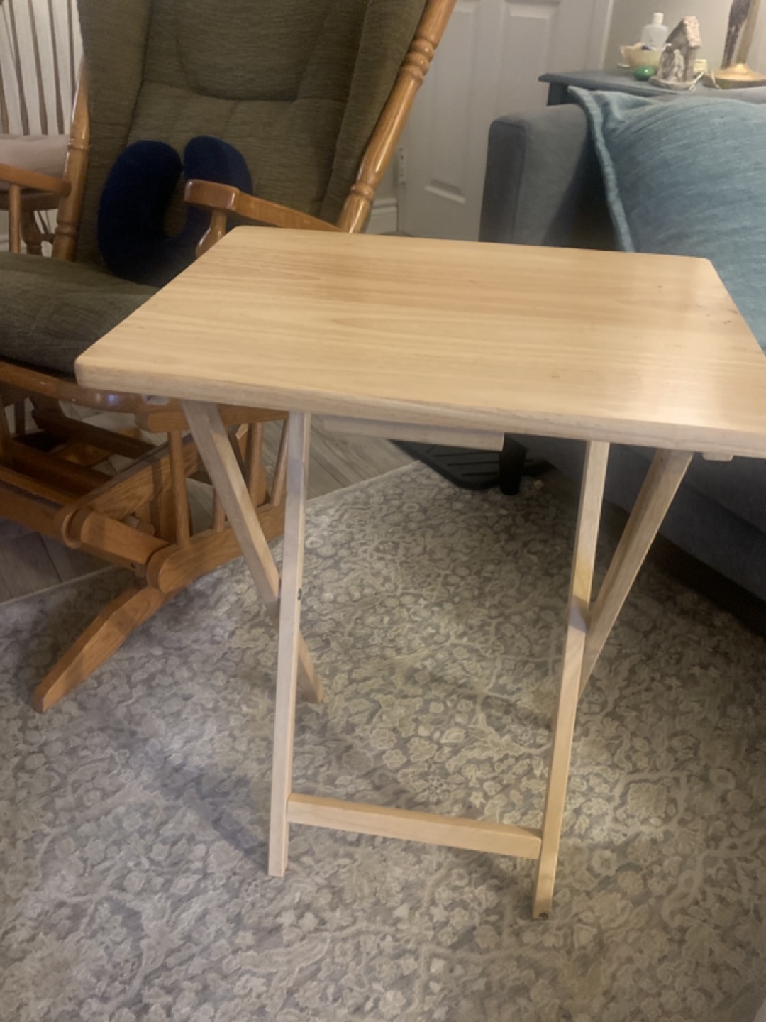 Folding Wood Table - photo 3