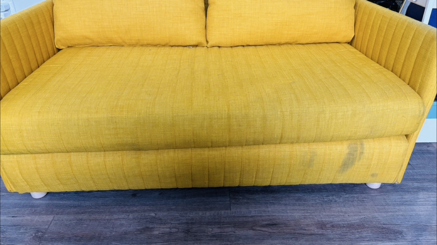Yellow Sofa Bed - photo 2