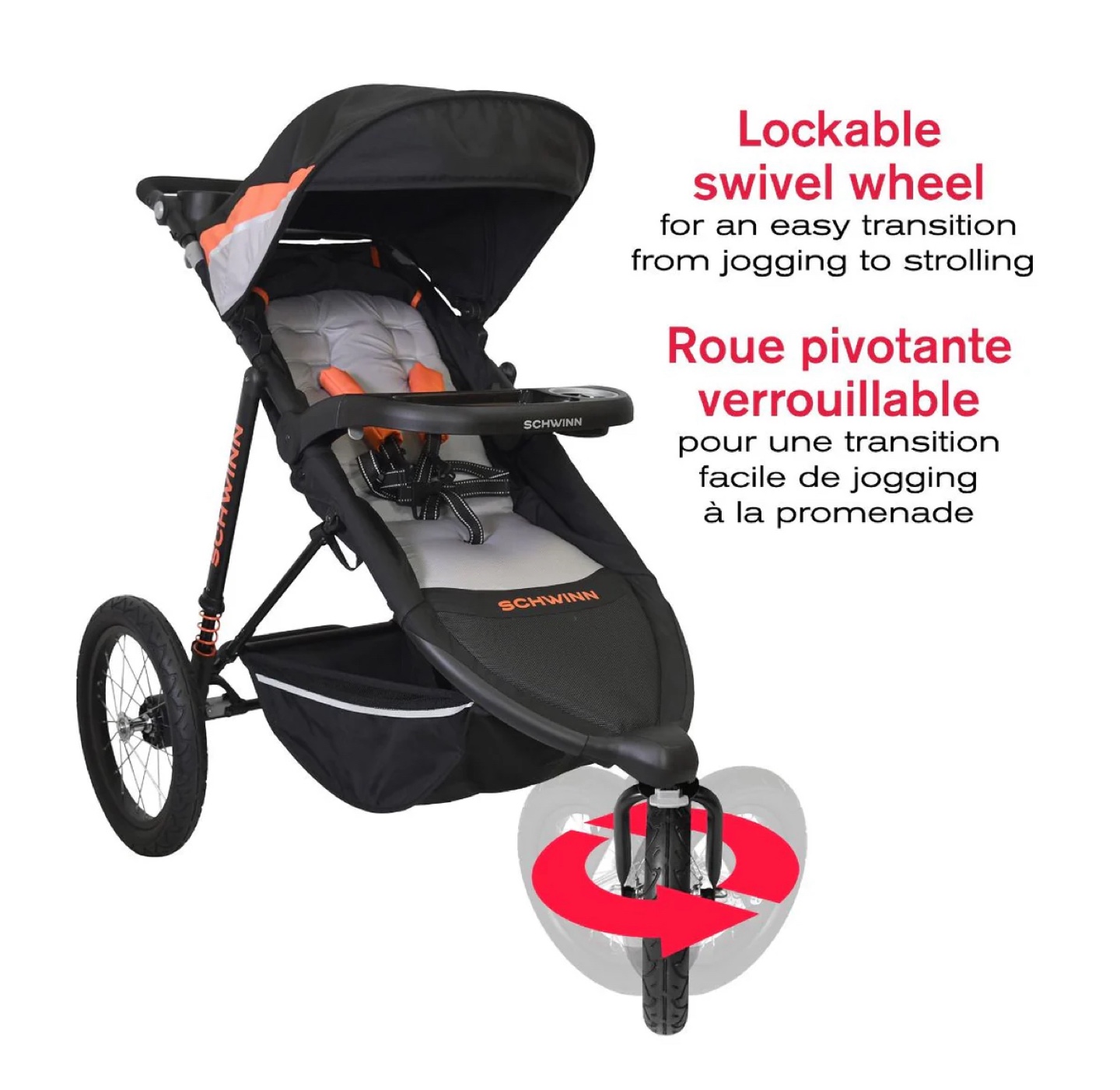 Schwinn Interval Jogger Travel System Stroller - photo 2
