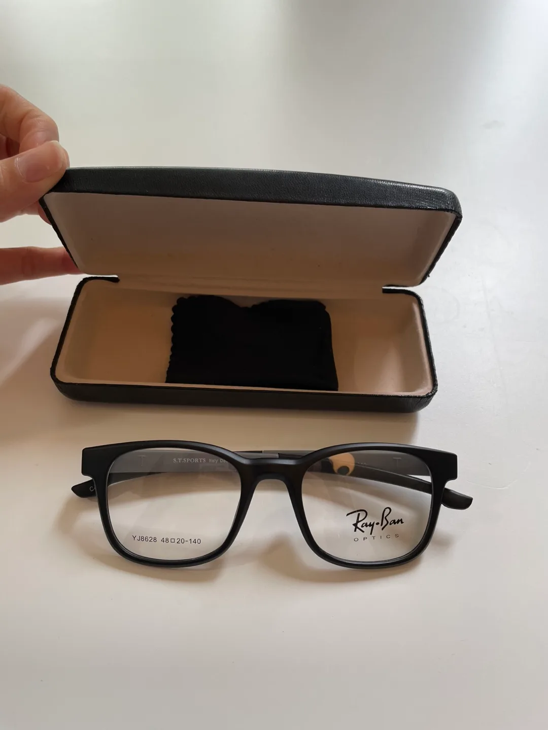 Ray-Ban Optics Black Eyeglasses and Case thumbnail