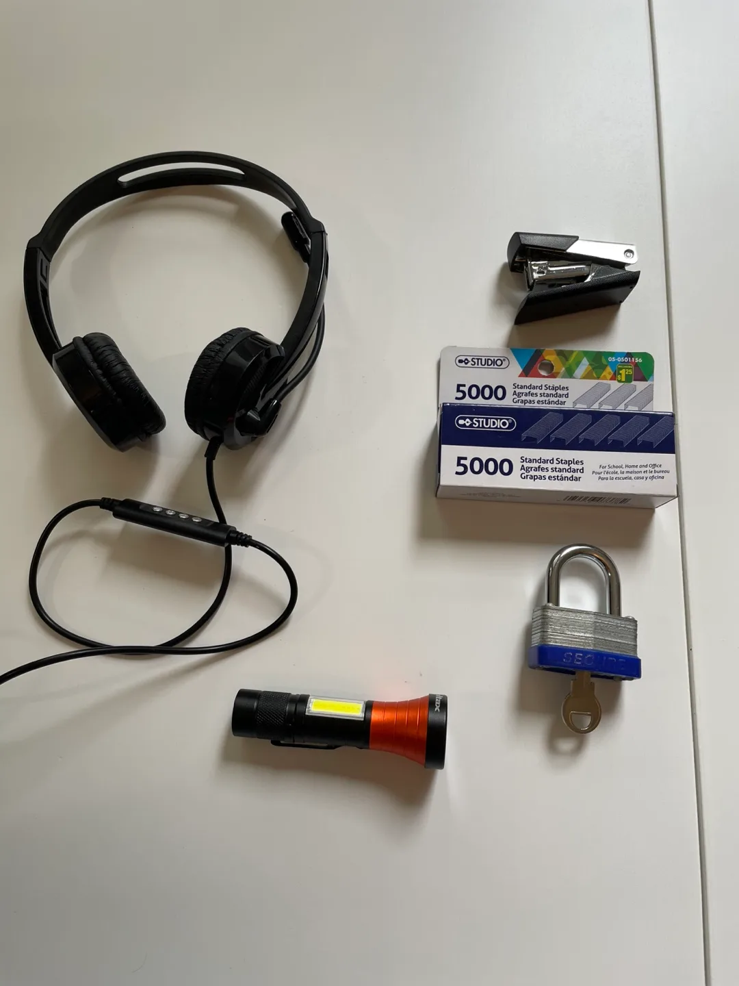 Set of electronics and stationary items thumbnail