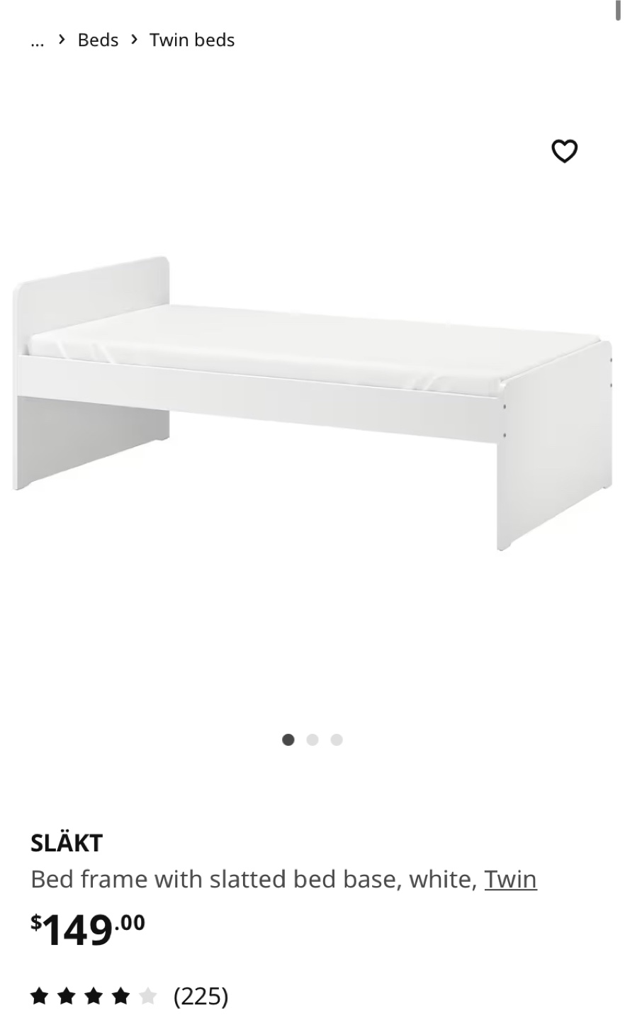 IKEA twin bed frame - photo 2