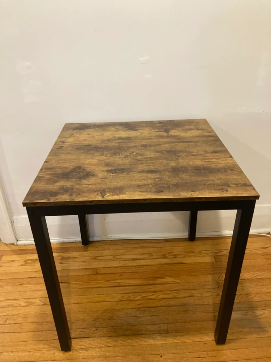 Wayfair / Square Dining Table metal / wood MOVING OUT SALE image indicator(2)