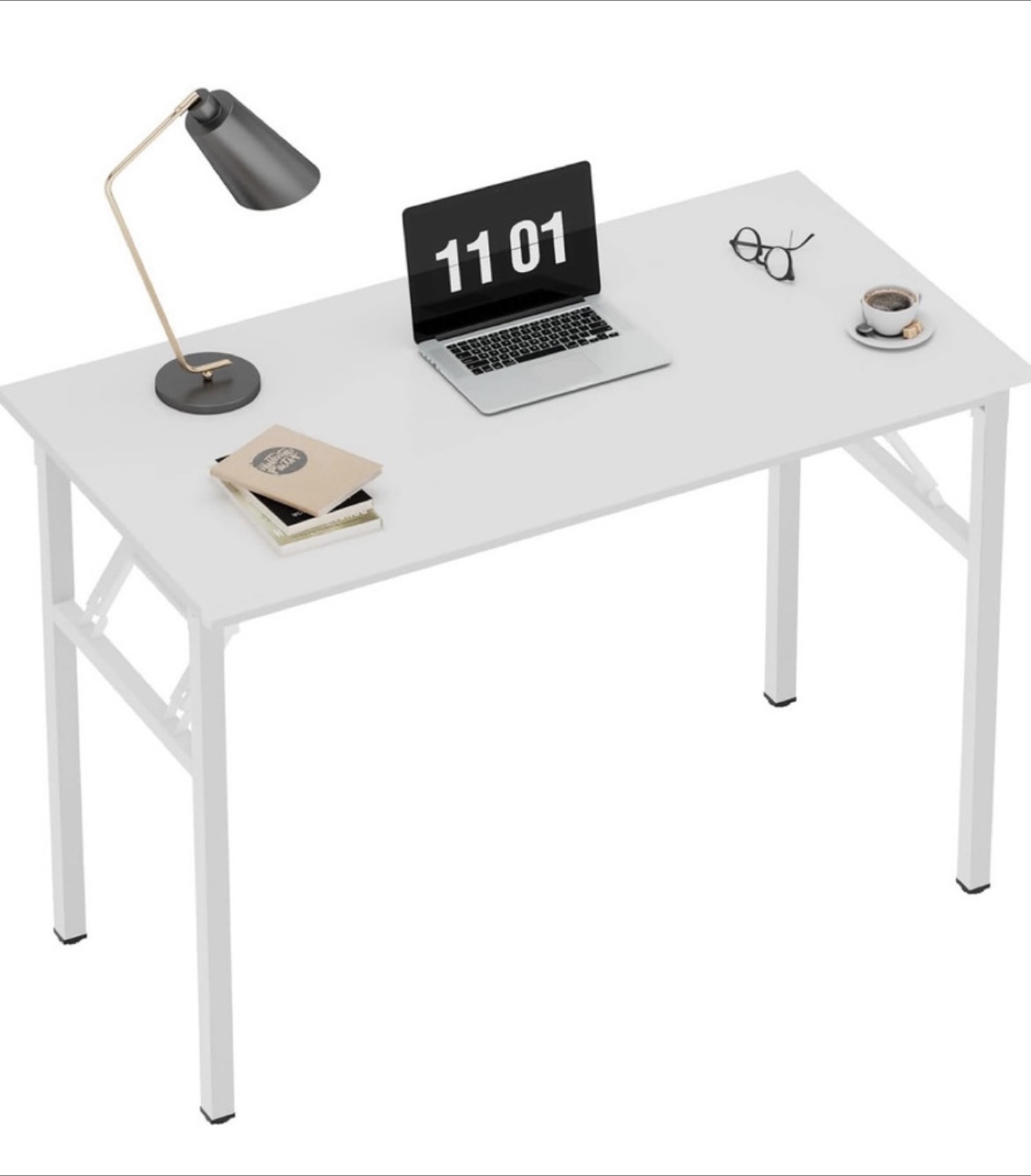 White Foldable Desk