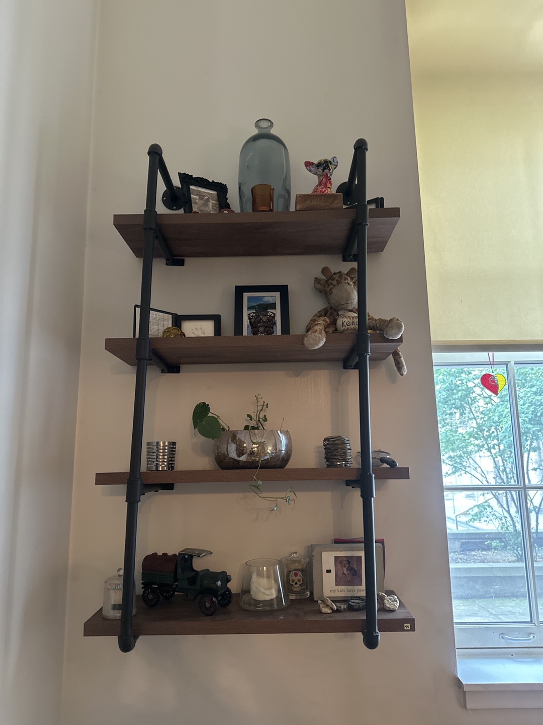 Industrial Style Wall Shelf