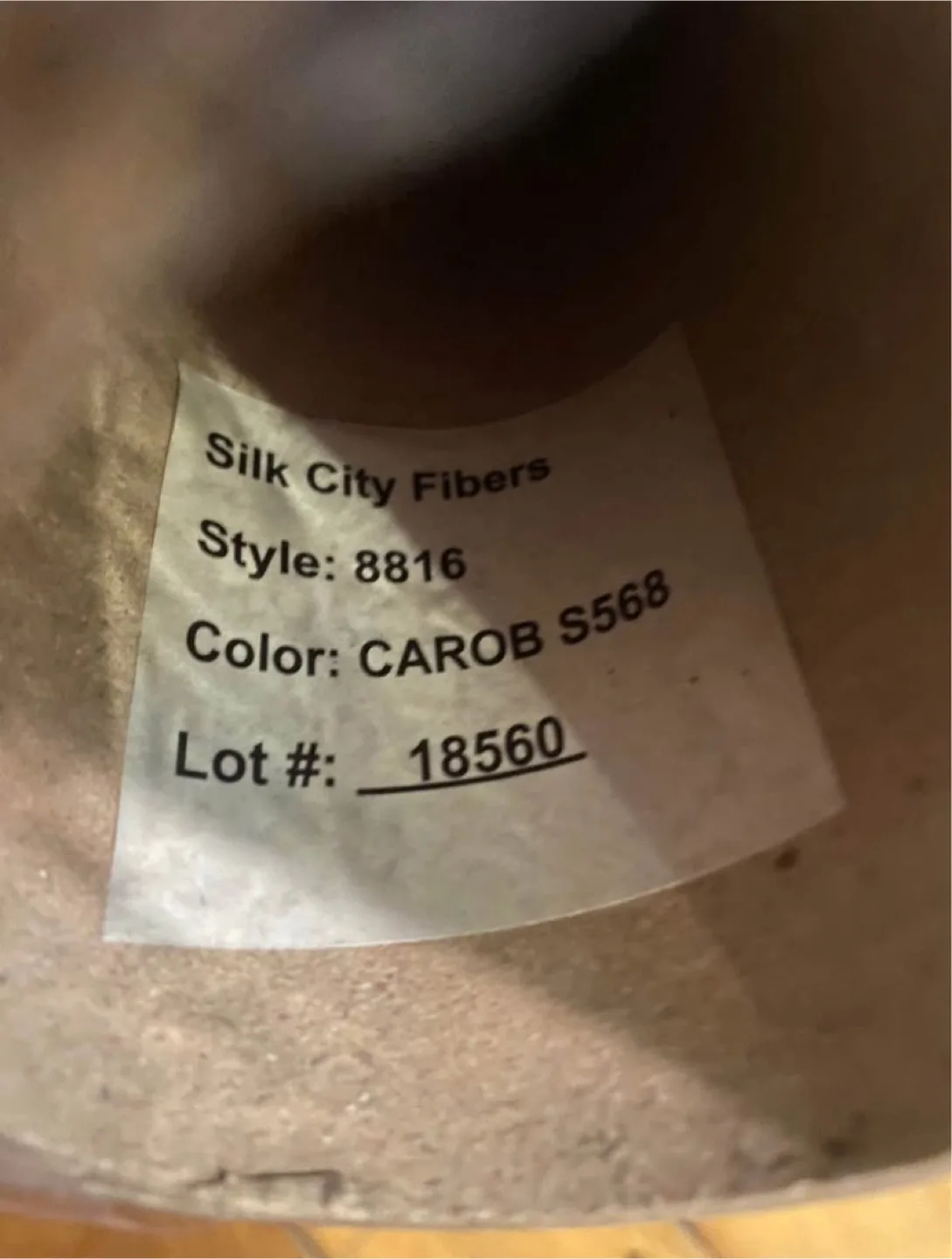 Silk City Fibers Yarn - 7 gauge brown bamboo machine  yarn image indicator(3)