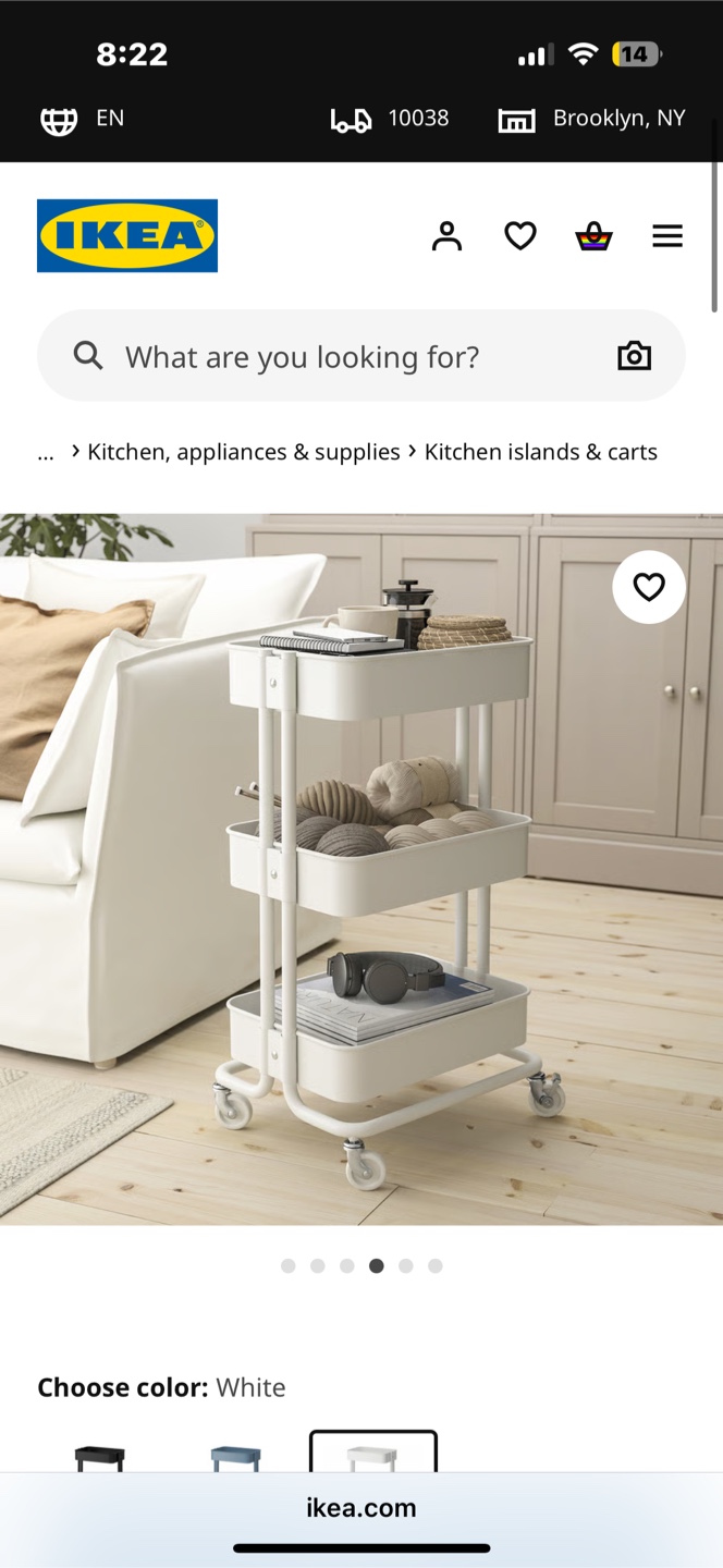 Rolling cart with 3 tiers - photo 2