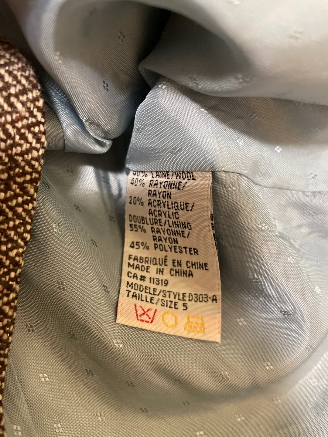 Dynamite Brown Tweed Blazer image indicator(3)