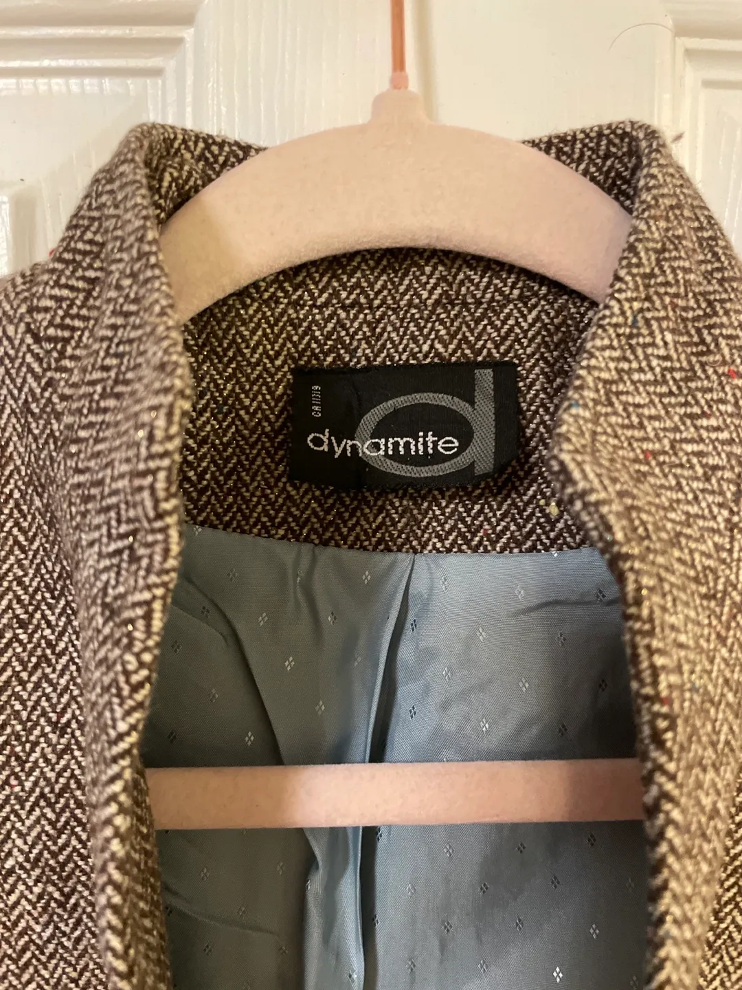 Dynamite Brown Tweed Blazer image indicator(2)