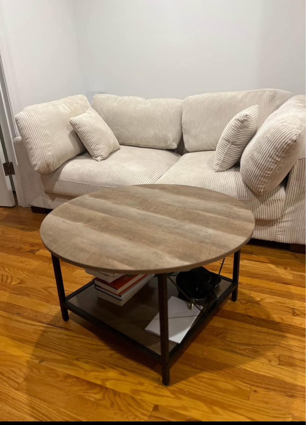 Corduroy Loveseat 80”