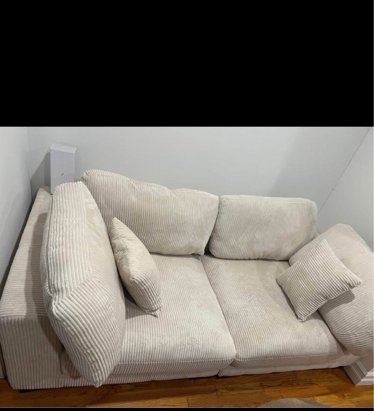 Corduroy Loveseat 80” - photo 3