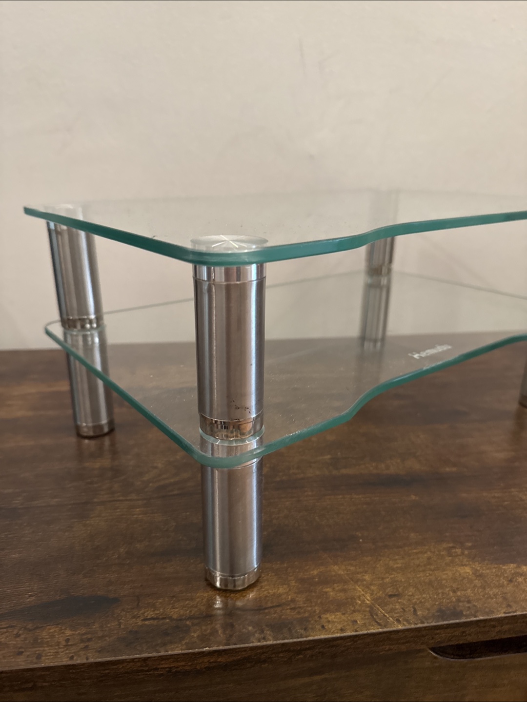 Kemudu Stackable Glass Shelf (two pieces) - photo 4